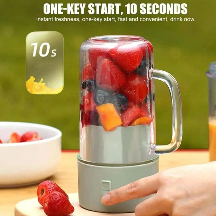 2 In 1  High Quality 6 Blades Crusher Juicer