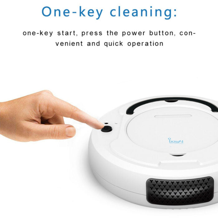 Automatic Anti Collision Rechargeable Robotic Vacuum Cleaner