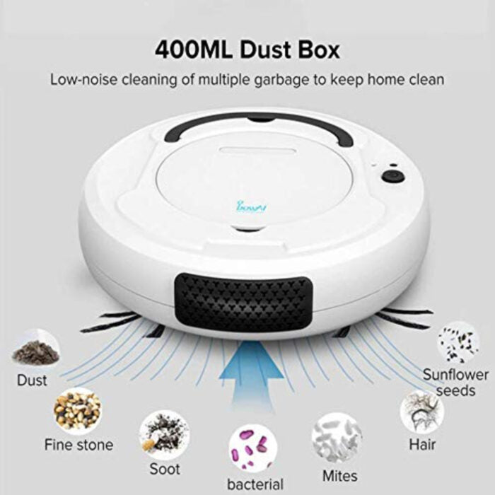 Automatic Anti Collision Rechargeable Robotic Vacuum Cleaner