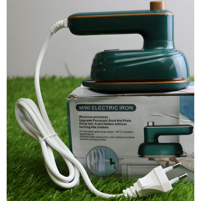 Mini Compact EV Porcelain Gold Electric Iron