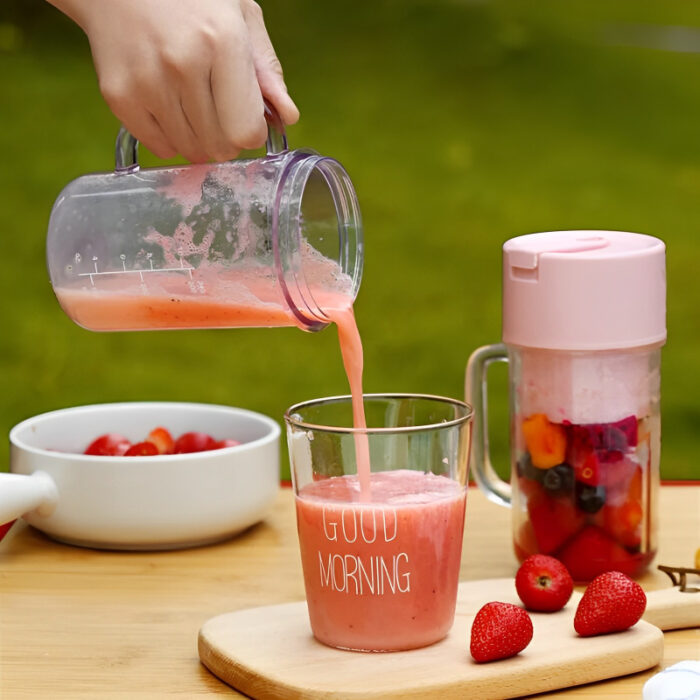 2 In 1  High Quality 6 Blades Crusher Juicer