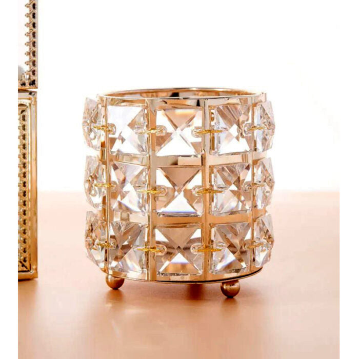 Crystal Vase Multi-Purpose Storage Basket